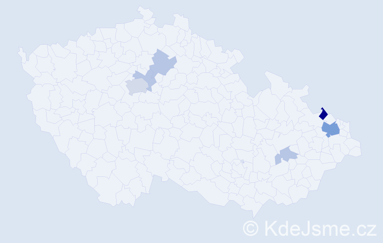 Příjmení: 'Krautwurstová', počet výskytů 29 v celé ČR