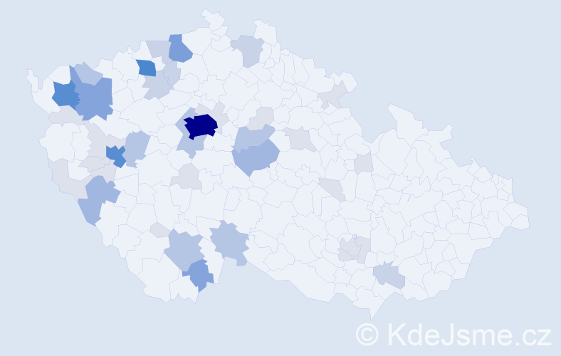 Příjmení: 'Lenk', počet výskytů 133 v celé ČR