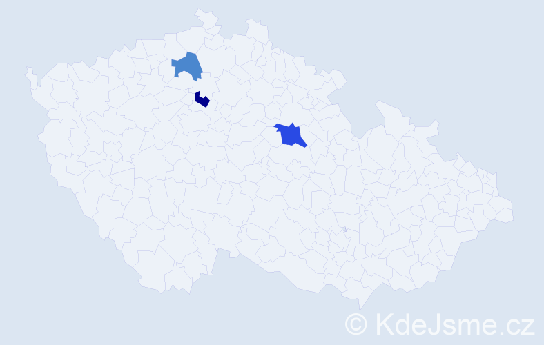 Příjmení: 'Lechermayerová', počet výskytů 4 v celé ČR