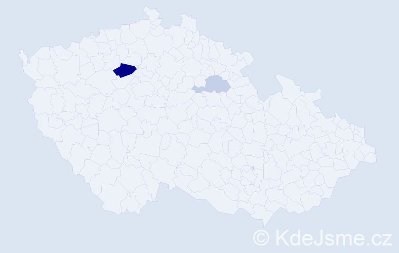Příjmení: 'Turnbull', počet výskytů 5 v celé ČR