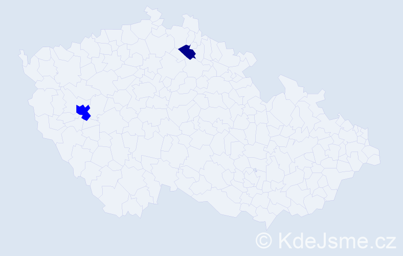 Příjmení: 'Baratta', počet výskytů 3 v celé ČR