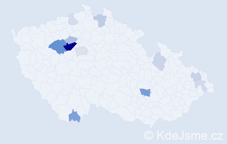 Příjmení: 'Neustupa', počet výskytů 39 v celé ČR