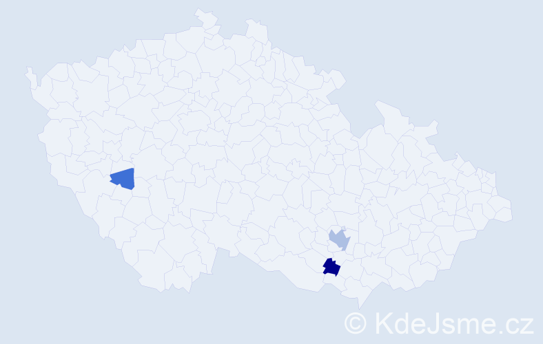 Příjmení: 'Emmert', počet výskytů 8 v celé ČR