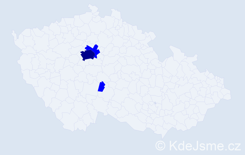 Příjmení: 'Gutheis', počet výskytů 4 v celé ČR