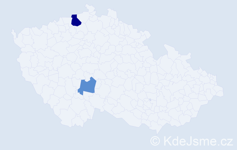 Příjmení: 'Salykin', počet výskytů 4 v celé ČR