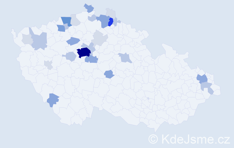 Příjmení: 'Appeltová', počet výskytů 88 v celé ČR
