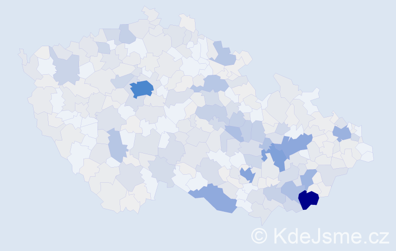 Příjmení: 'Popelková', počet výskytů 1929 v celé ČR