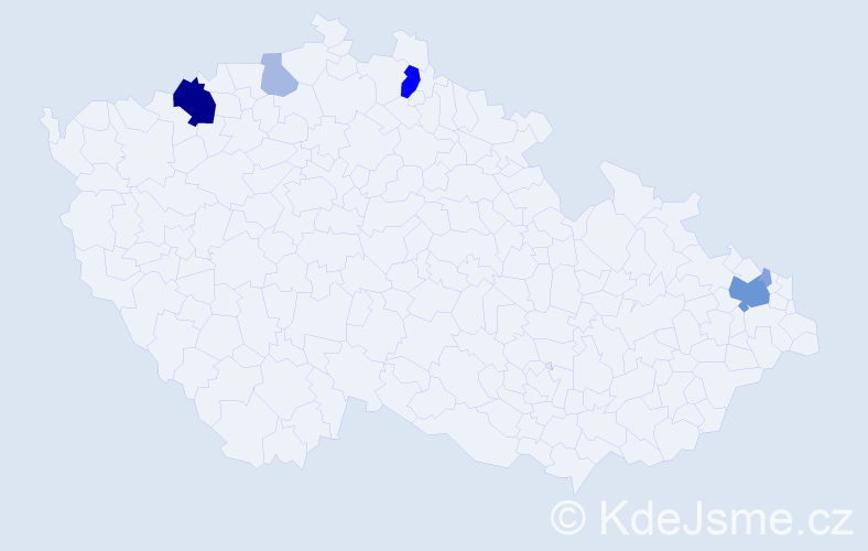 Příjmení: 'Kondaš', počet výskytů 29 v celé ČR