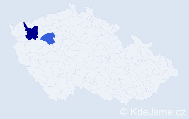 Příjmení: 'Karnollová', počet výskytů 17 v celé ČR