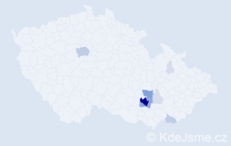 Příjmení: 'Luner', počet výskytů 35 v celé ČR