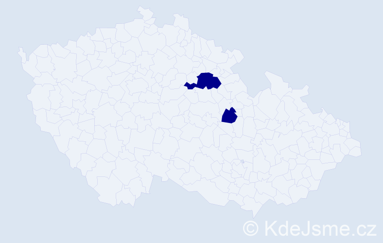 Příjmení: 'Knaur', počet výskytů 2 v celé ČR