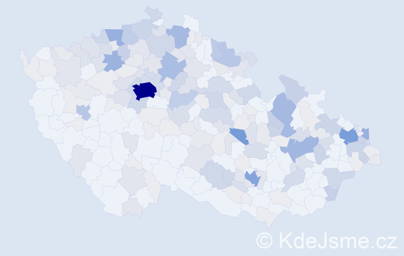 Příjmení: 'Dittrich', počet výskytů 764 v celé ČR