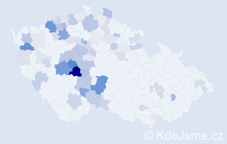Příjmení: 'Fárová', počet výskytů 237 v celé ČR