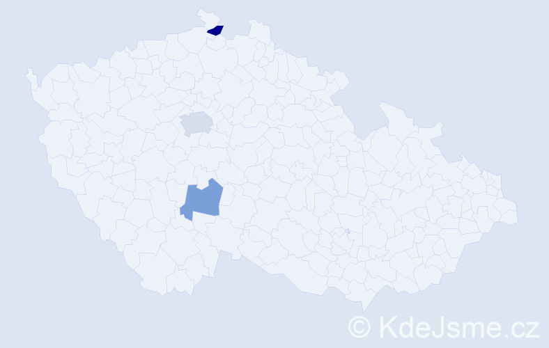 Příjmení: 'Breen', počet výskytů 11 v celé ČR