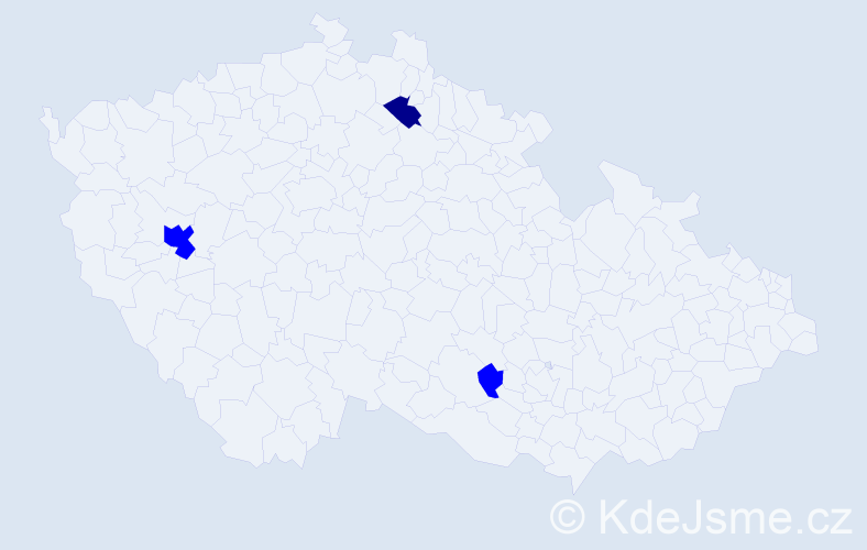 Příjmení: 'Baratta', počet výskytů 4 v celé ČR