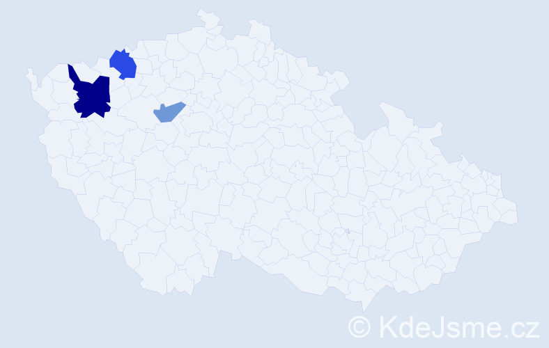 Příjmení: 'Spazierer', počet výskytů 10 v celé ČR