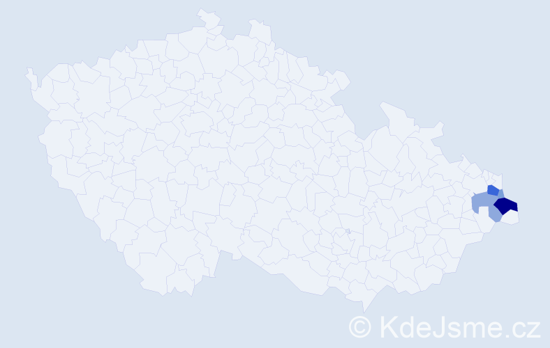 Příjmení: 'Lassek', počet výskytů 14 v celé ČR