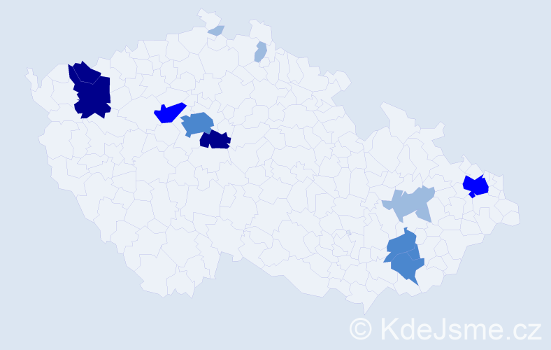 Příjmení: 'Papánek', počet výskytů 30 v celé ČR