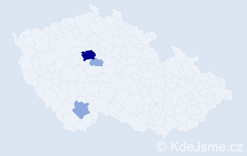 Příjmení: 'Iakymenko', počet výskytů 9 v celé ČR
