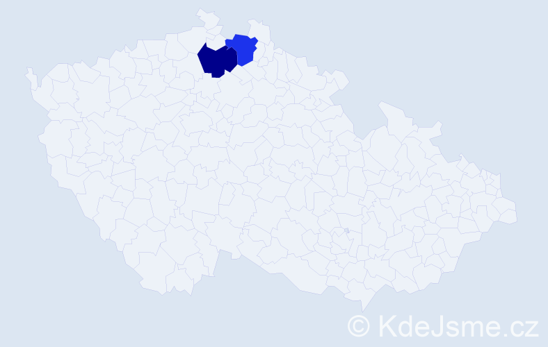 Příjmení: 'Terkanič', počet výskytů 2 v celé ČR