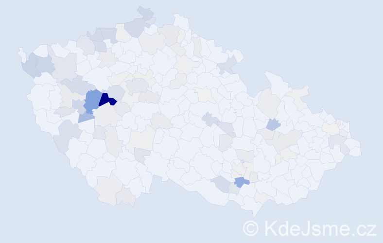 Příjmení: 'Ungrová', počet výskytů 371 v celé ČR