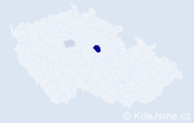 Příjmení: 'Gubanov', počet výskytů 3 v celé ČR
