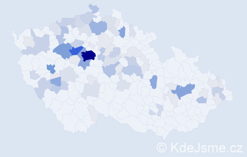 Příjmení: 'Barochová', počet výskytů 305 v celé ČR