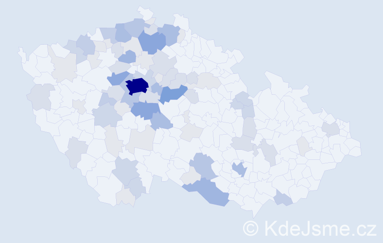 Příjmení: 'Fliegerová', počet výskytů 230 v celé ČR