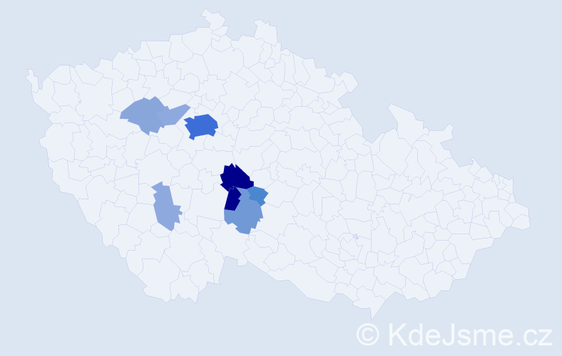 Příjmení: 'Humeš', počet výskytů 34 v celé ČR