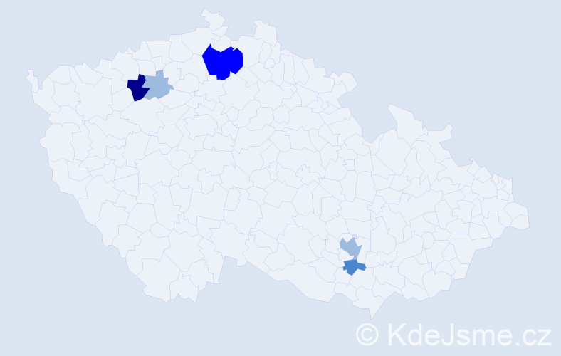 Příjmení: 'Kormosová', počet výskytů 11 v celé ČR