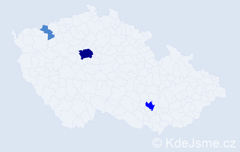 Příjmení: 'Servetnyk', počet výskytů 6 v celé ČR