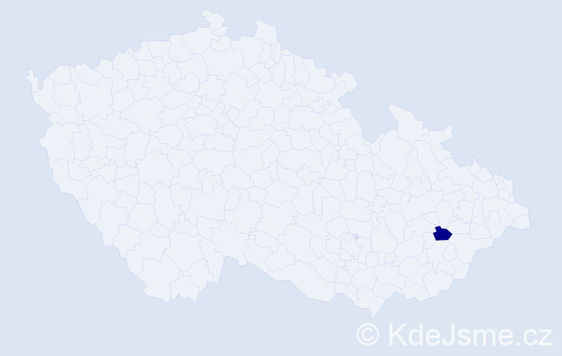 Příjmení: 'Trevis', počet výskytů 1 v celé ČR