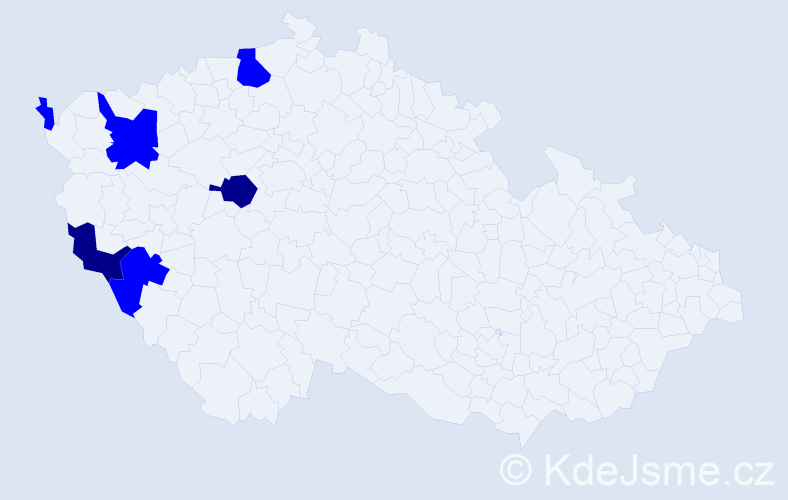 Příjmení: '"Trinh Huu"', počet výskytů 8 v celé ČR