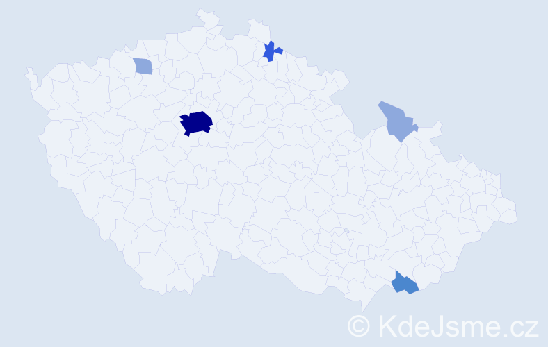 Příjmení: 'Galliová', počet výskytů 12 v celé ČR