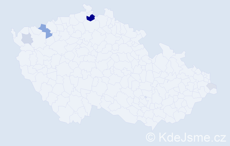 Příjmení: 'Kašubiak', počet výskytů 18 v celé ČR