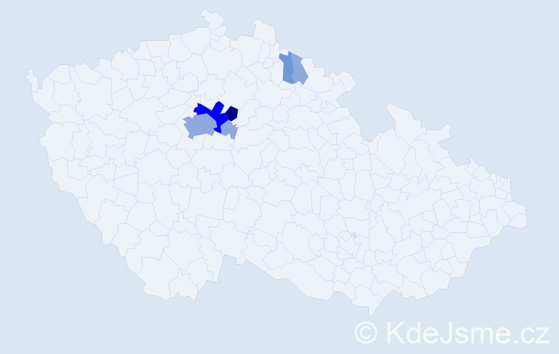 Příjmení: 'Neuhäuselová', počet výskytů 15 v celé ČR