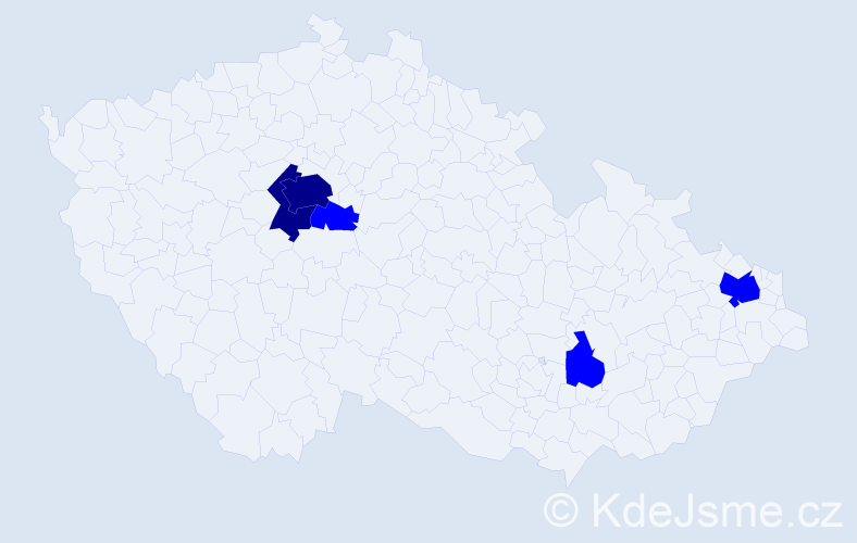 Příjmení: 'Buchynskyy', počet výskytů 7 v celé ČR
