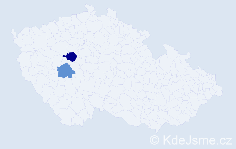 Příjmení: 'Karbušická', počet výskytů 6 v celé ČR
