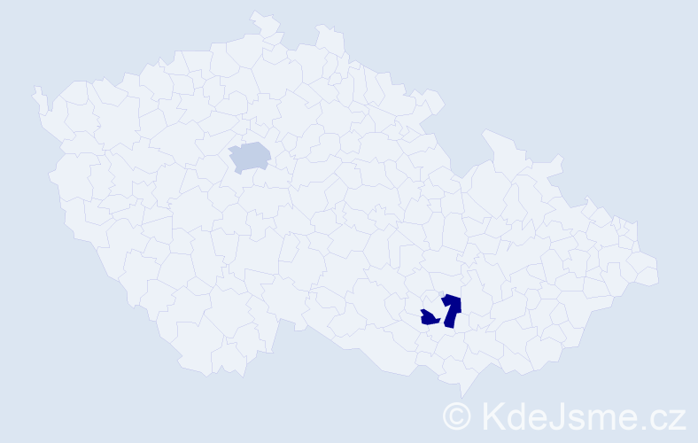 Příjmení: 'Korchuk', počet výskytů 2 v celé ČR