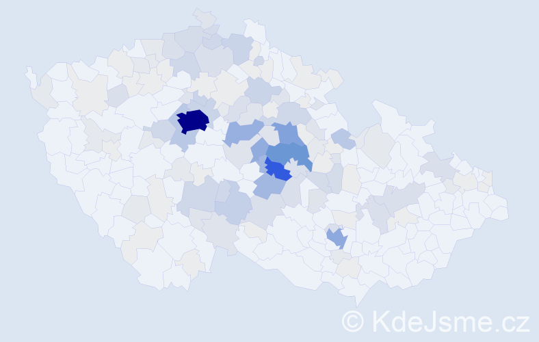 Příjmení: 'Musílková', počet výskytů 520 v celé ČR