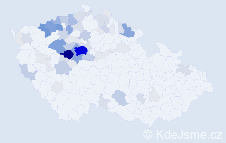 Příjmení: 'Rosenbaum', počet výskytů 240 v celé ČR