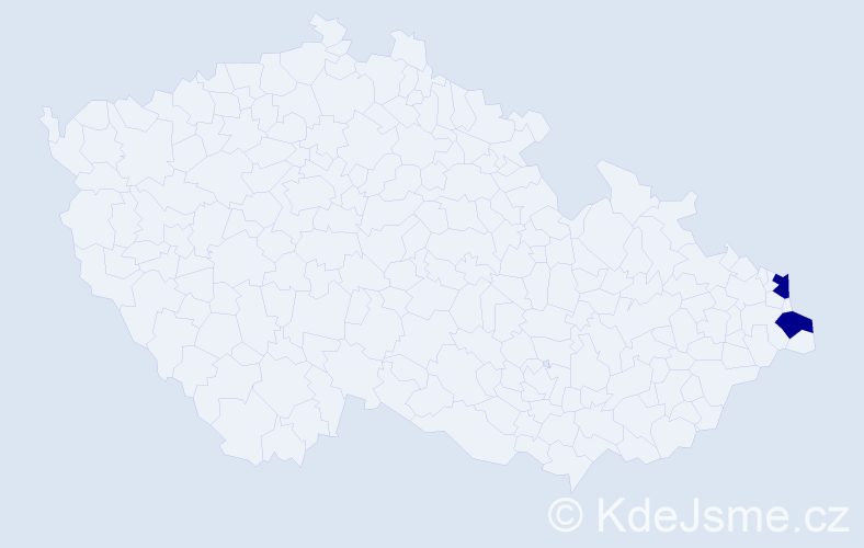 Příjmení: 'Górecka', počet výskytů 2 v celé ČR