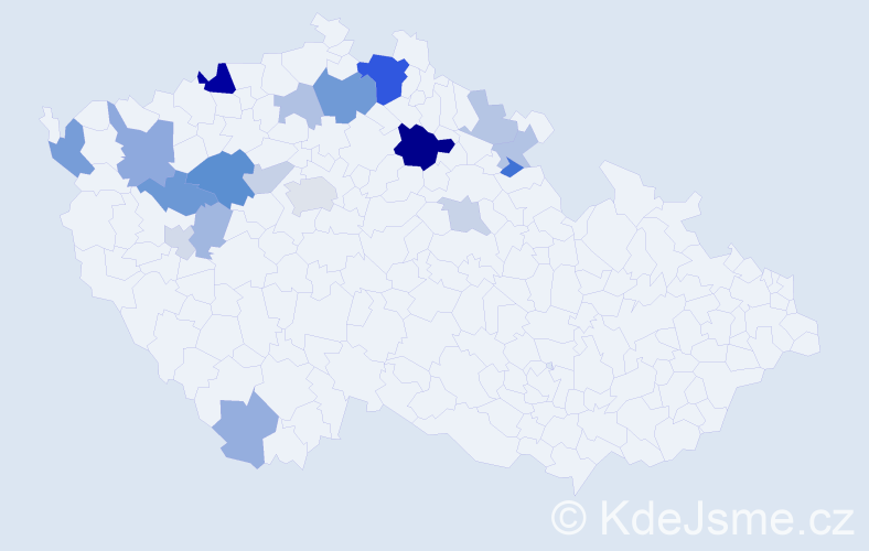 Příjmení: 'Stryal', počet výskytů 42 v celé ČR