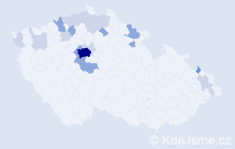 Příjmení: 'Siebertová', počet výskytů 49 v celé ČR