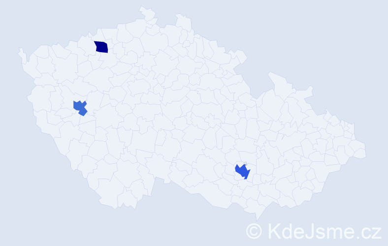 Příjmení: 'Terzijski', počet výskytů 8 v celé ČR