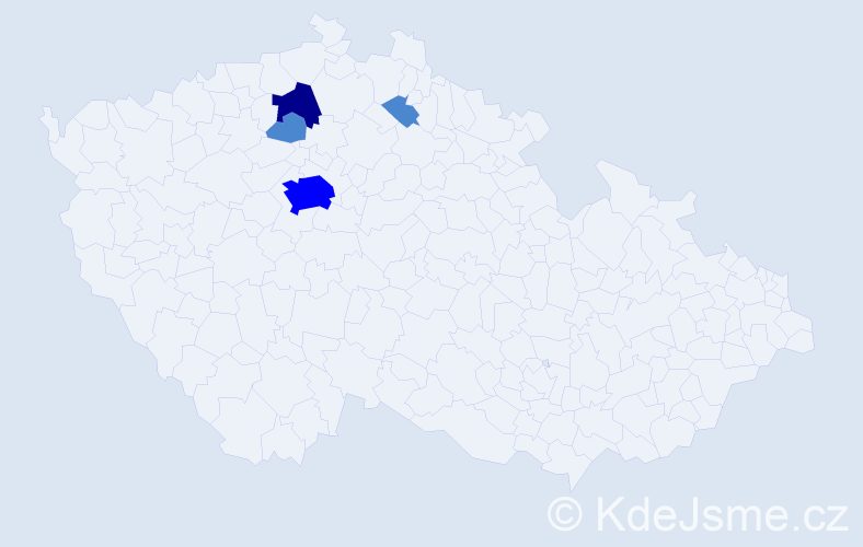 Příjmení: 'Martinovitz', počet výskytů 7 v celé ČR