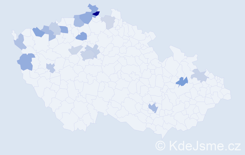 Příjmení: '"Le Hong"', počet výskytů 36 v celé ČR
