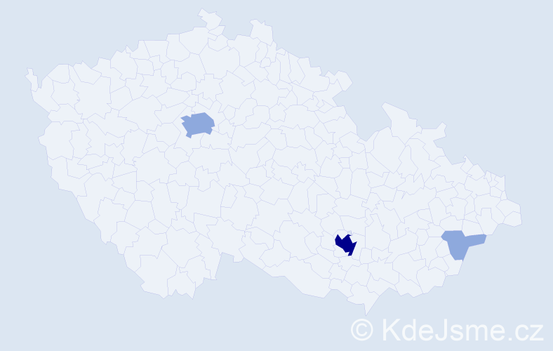 Příjmení: 'Osers', počet výskytů 7 v celé ČR