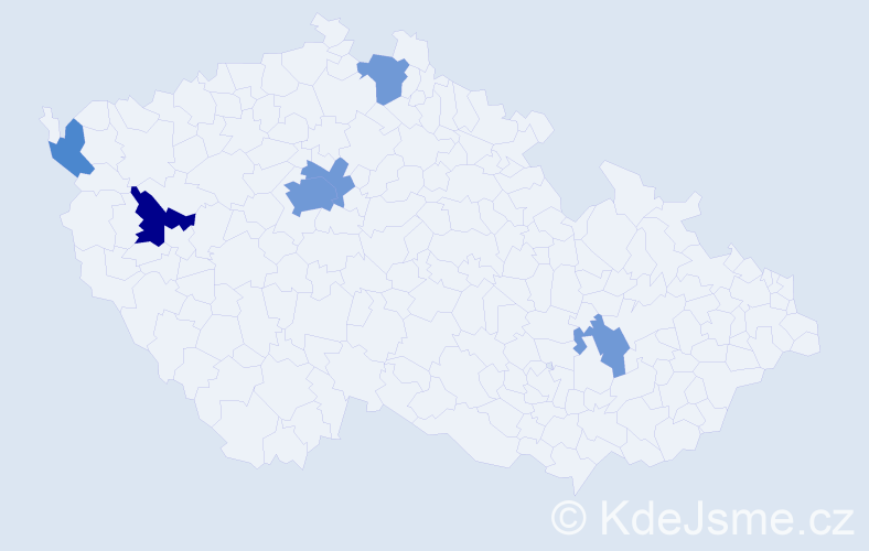 Příjmení: 'Engelmaierová', počet výskytů 17 v celé ČR