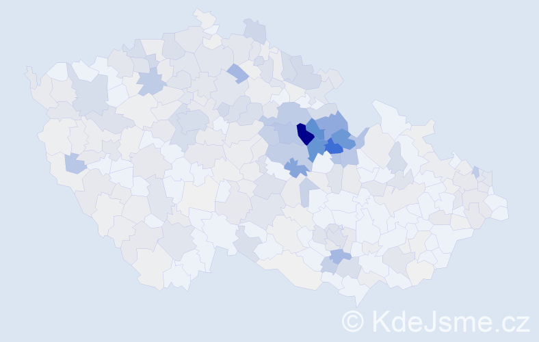 Příjmení: 'Kaplan', počet výskytů 1332 v celé ČR